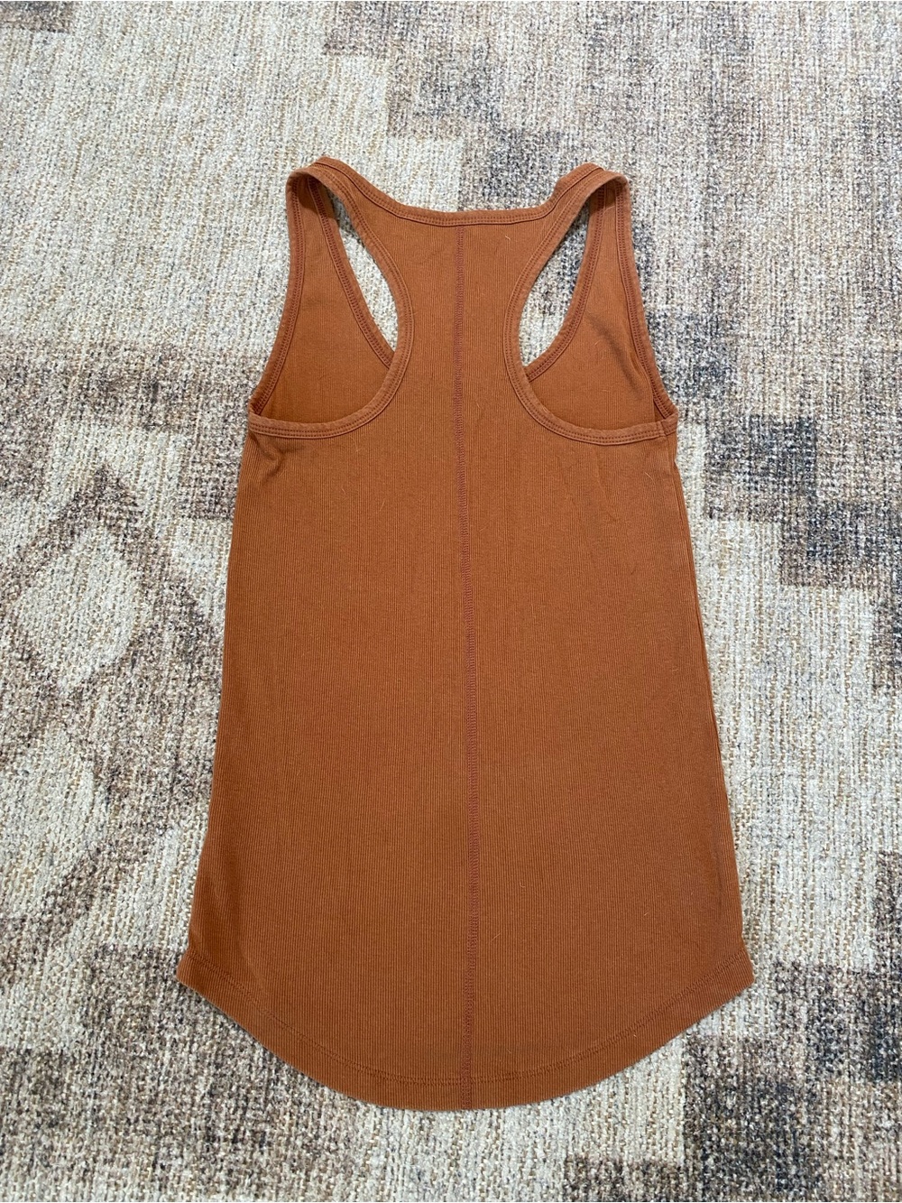 Universal Thread Everyday Racerback Tank Top - Rust Brown - Picture 4 of 4